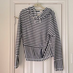 JCREW Striped Hoodie - XL